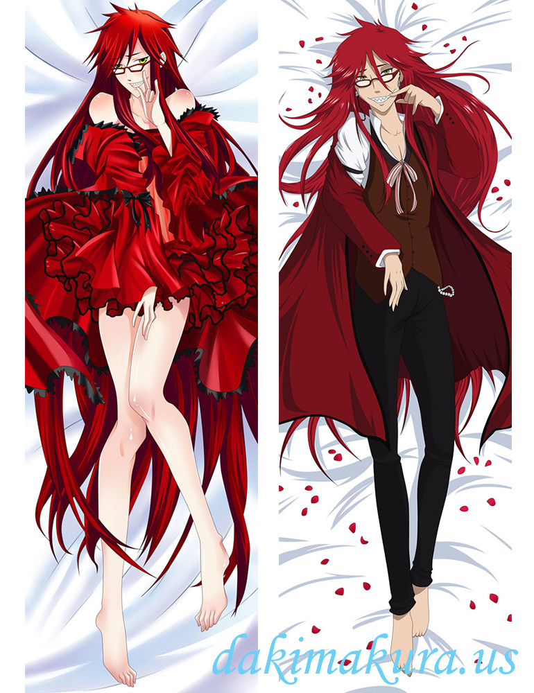 Grell Sutcliff - Kuroshitsuji Japanese anime body pillow anime hugging pillow case